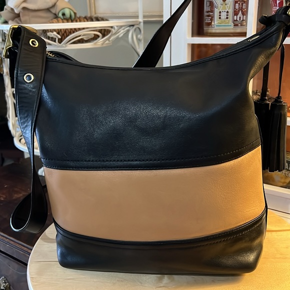 COACH RUGBY STRIPE DUFFLE CROSSBODY 👜 - Picture 6 of 7